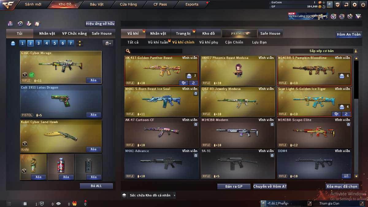 shop acc cf uy tin gia re